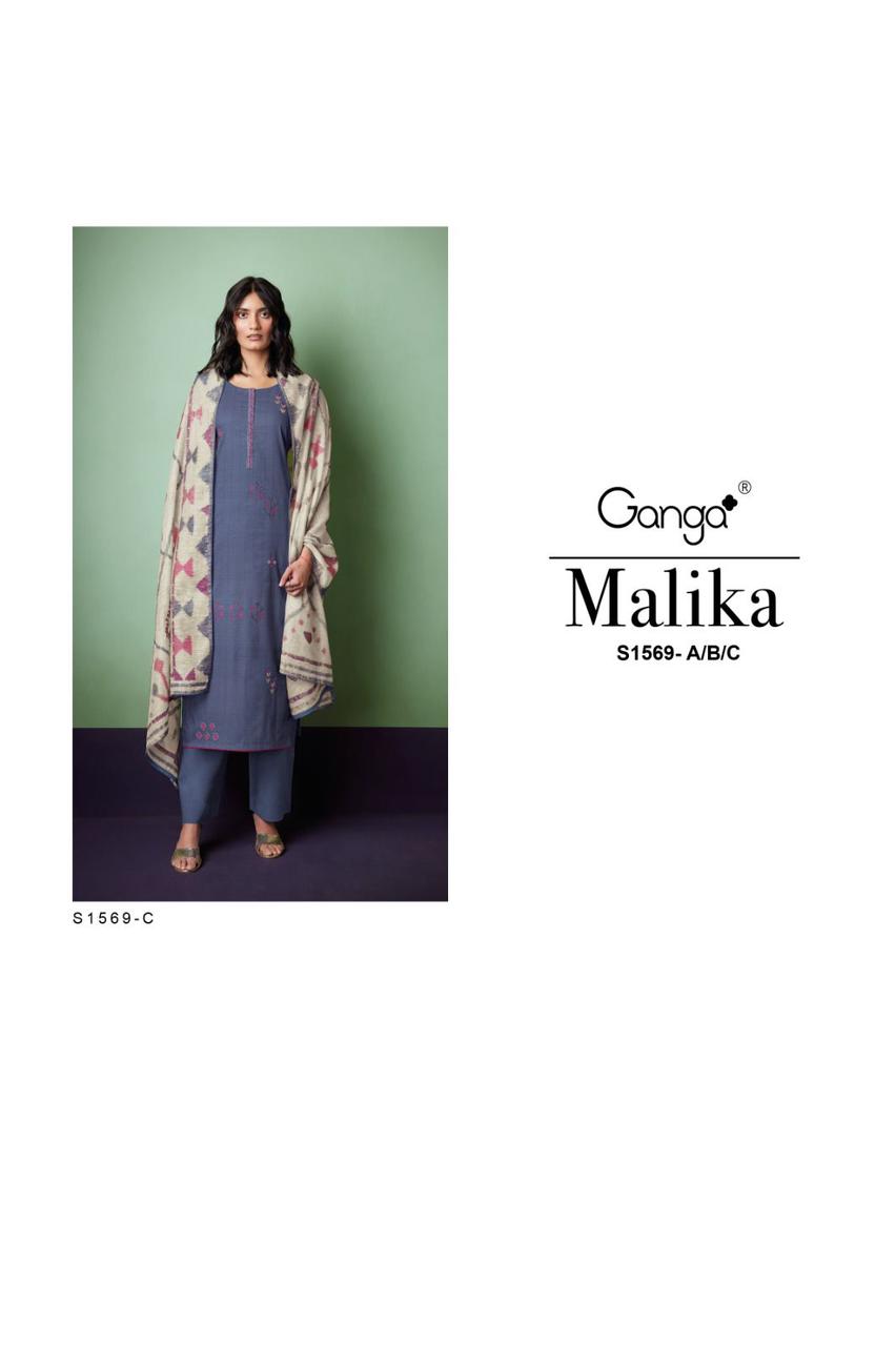 Ganga Malika S1569 Wholesale Cotton Salwar Suit Catalog